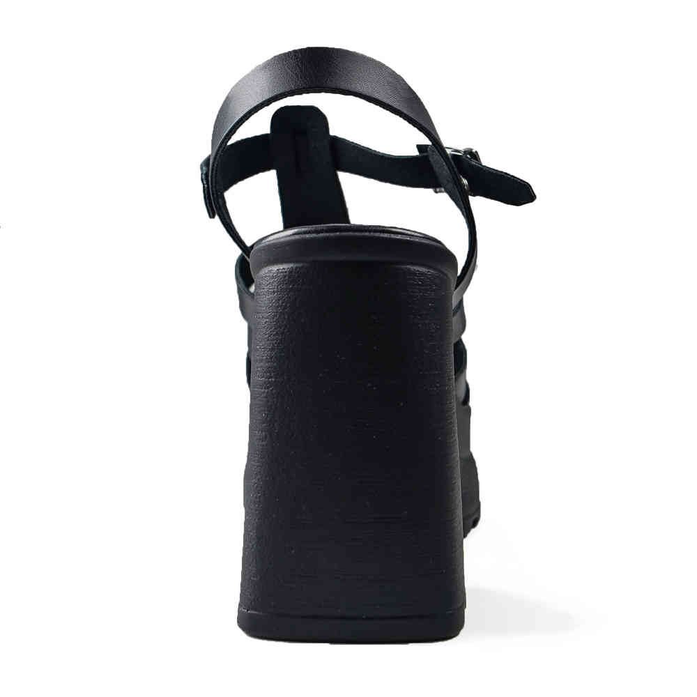 Altercore - Amy Plateausandalen - Schwarz